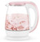 FairUo Pink 1,8 L En Verre Automate de Type Galvanisation D'Eau Bouilloire, Chauffe-Eau 1500 W/Rose/21 * 16 * 16Cm