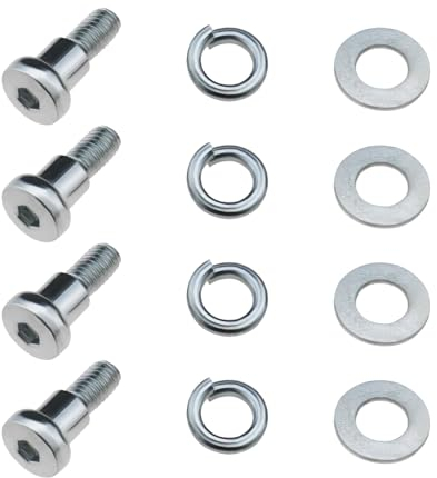 Create idea 4 Sets Schraubensatz für Hinterradschrauben Kompatibel mit Xiaomi M365 1S Essential Pro/Pro 2 Model 3 Elektroroller Ersatzzubehör, Silber
