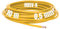 Kalitec Cavo di Cablaggio Flessibile H05V-K 0,5 mm² - 10 Metri, Giallo, PVC, Filo Singolo