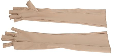 Manchon de Bras de Compression Médical, 1 Paire de Manchons de Compression de Bras en Nylon pour la Récupération (YELLOW)