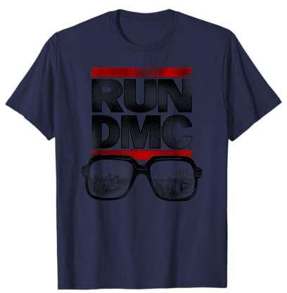 Run DMC Glasses NYC Oldschool Hip Hop T-Shirt