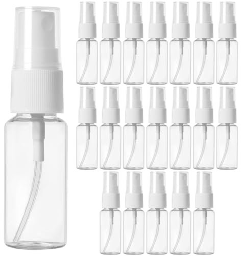 Aililong Lot de 20 petits flacons pulvérisateurs de 30 ml - Vaporisateurs à remplir, mini vaporisateurs vides, bouteilles de voyage à remplir pour parfum, soins personnels, liquides et cosmétiques