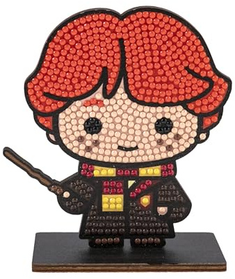 CRYSTAL ART Komplettes Set Holzfigur zum Diamant und Sammeln - Harry Potter - Ron Weasley