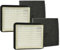 vhbw Filter-Set kompatibel mit Hoover Thunder Space Staubsauger - 4x Filter (Abluft-Filter, Vormotor-Filter)