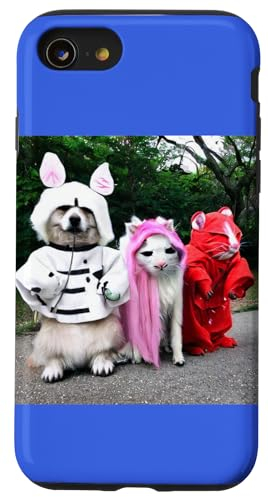 Hülle für iPhone SE (2020) / 7 / 8 Niedliche Tiere Cosplay