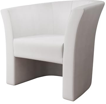 Mirjan24 Cocktailsessel Noliaw, Design Polstersessel Clubsessel Bürosessel Relaxsessel Loungesessel Einzelsessel Sessel Club Möbel (Kunstleder Soft 017)