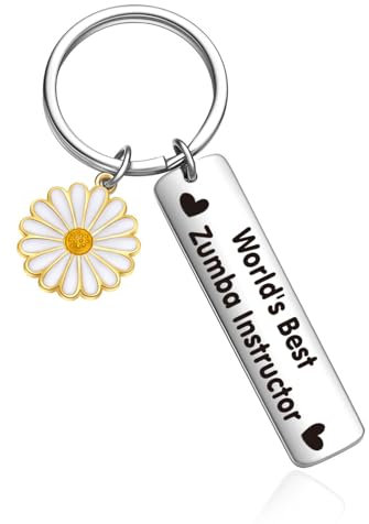 OWHOMS Zumba Coach Gifts Zumba-Schlüsselanhänger, Zumba-Lehrer, Goodbye Schlüsselanhänger, Zumba Dancer Schlüsselanhänger, Zumba-Schlüsselanhänger für Lehrer, Standard