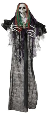 BigBuy Home Halloween-Dekoration, Totenkopf, 165 x 116 cm