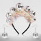 LUYANFX Discokugel Haarband Happy New Year Stirnband Silvester Deko Stirnband Mädchen Frauen,Disco Party Kostüm Zubehör für 70er 80er Jahre, New Year, Karneval,Weihnachten (B)