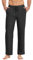 COOFANDY Herren Hose mit Kordelzug Leinenhose Leichte Sommerhose Strandhose Freizeithose Elastische Taille Lang Dünne Hosen Männer Stoffhose Hose mit Taschen Schwarz M