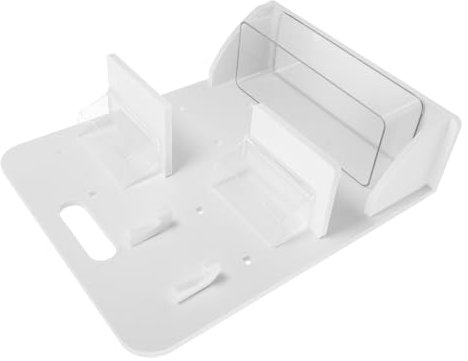 Alipis Système De Rangement sans Perçage avec Panneau Perforé Et 2 Étagères Organiseur De Bureau pour Stylos Support De Fournitures De Bureau avec Boîte De Rangement Et Porte-Cartes