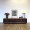 COKU Home Caleb Solid Mango Wood TV Stand in Dark Brown (2 Sizes) (Large (180cm))
