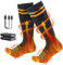 Heated Socks for Men and Women, Rechargeable Heated Socks, 5000mAh Battery, 4 Speed Adjustable Temperature, for Camping, Hiking, Riding