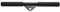 Diheohg 1 x DIY Home Gym LAT Black Metal Pull Up Bar + Rubber Fitness Equipment for Cable Machine, Pull Up Bar with Rubber Handle for Cable Pulley System