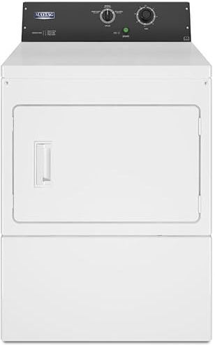 Maytag MDE20MNTGW 10.5kg American Style Vented Front Loader Dryer - White - H106 x W66 x D68.6 (cm)