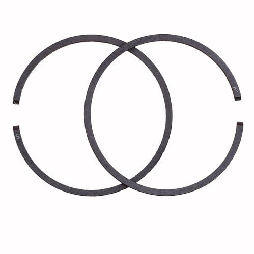QASULER 49 mm x 1,5 mm Kolbenringe, for Dolmar, PS 6800i, for OLEO MAC, 261 Kettensägenmotor, Moto-Zylinder-Reparaturteile, 1,5 mm Dicke(2 PCS)