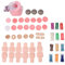Playdoh Set für Kinder, Eis Nudel -Farbteig -Küchenkreationen Set Playdown Toys für Heimschule Klassenzimmer Kindergärtner Geschenke für Mädchen Kleinkinder (12 Farben Teig)