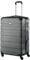 Monzana® Koffer Essential Größe XL Reisekoffer 120 Liter Volumen Hartschale Gel-Griffe 4 Rollen Kantenschutz Hardcase Schloss Füße Trolley Rollkoffer Schwarz