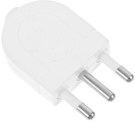 BAZEITFLOW Enchufe Italiano De Clavijas Conector De Tierra Adaptador De Reemplazo para Electrodomésticos De Alta Potencia