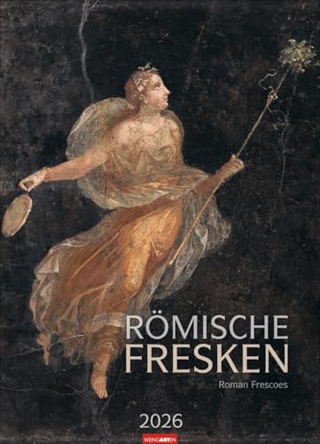 Römische Fresken - Kalender 2026 - Weingarten-Verlag - Fotokalender - Wandkalender mit schönsten Wandmalereien römischer Villen - 49 cm x 68 cm