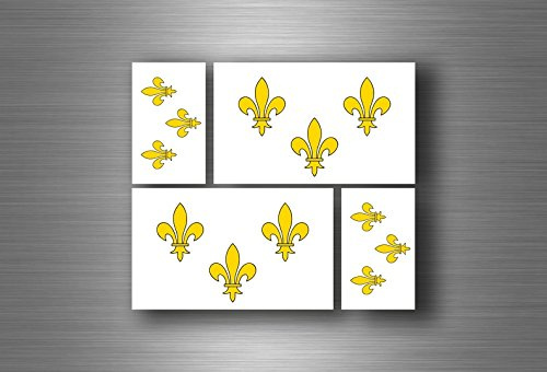 4x aufkleber sticker fahne flagge flaggen vinyl frankreich likienbanner lilie r3