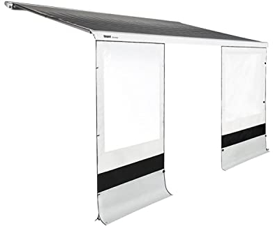 Thule Rain Blocker G2 Vorderwand 1,00m Markise Windschutz Wohnwagen Regenschutz Wand Seitenteil grau