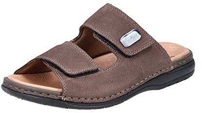 Rieker Frühjahr/Sommer, Herren Pantoletten, Braun (Moro 25), 46 EU (11 UK)