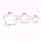MoonyLI Acier inoxydable Cookie Cutter Set, 3Pcs pétales de fleurs de cerisier moule Fondant gâteau Cookie Cutter Set pâtisserie moule