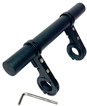 BluVast Lenkerverlängerung Fahrrad, 20cm Universal Extender Fahrradlenker Halterung Fahrradlenker, Aluminiumlegierung Fahrrad Zubehör Halterung für Fahrrad Licht Tacho GPS-Geräte Sport Kamera