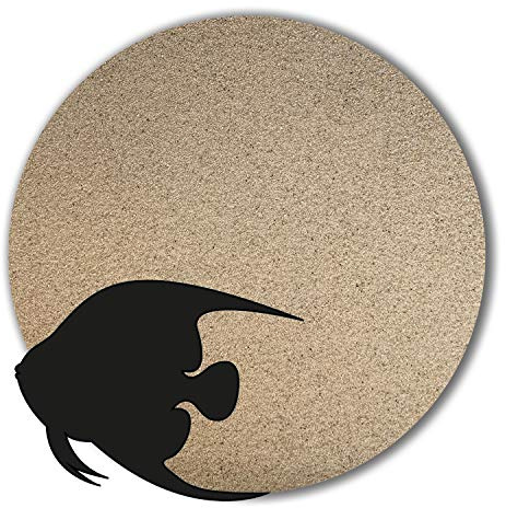 Anbobo Müller GmbH 10 kg beige Aquariumsand Aquariumkies Natur feuergetrocknet und gerundet (0,1-0,3 mm)