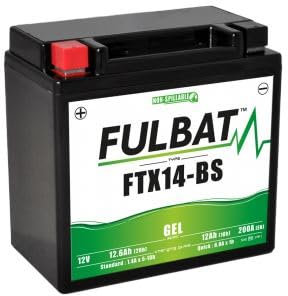 FULBAT BATTERIE MOTO FULBAT GEL FTX14-BS / YTX14-BS 12V 12,6AH 200A