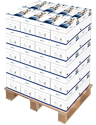 inapa Drucker-/ Kopierpapier tecno Star: 80 g/m², A4, 1 Palette (100.000 Blatt), weiß – Allround-Papier