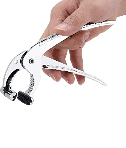 Tyenaza Alicates para Horno, Pinza para Olla Caliente, Pinza para ollas de aleación de Zinc, Pinza para ollas, Agarre para Mover la Placa de Olla Caliente, Bandeja para Hornear, Plato para sartén