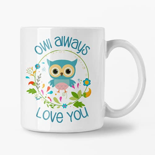 Owl Always Love You Owl Anniversary, Birthday,Valentines Mug