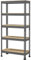Yaheetech 5 Etagères de Rangement Étagère Metallique Atelier/Garage/Cuisine Charge Lourde 150 kg par Niveau sans Boulons 150 x 70 x 30 cm/Gris Foncé