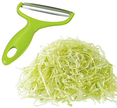 1 Stück Kohl-reibe Slicer Kartoffelschäler Gemüseschneider Salatmacher Edelstahl Obstschäler Zesters