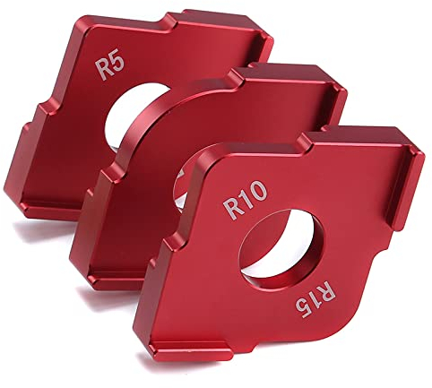 Radius Jig Router Schablonen Radius Schnell-Jig Router Bit Schablonen Routing Holzbearbeitung Radius runde Ecken Werkzeuge (R5 R10 R15 R20 R25 R30)