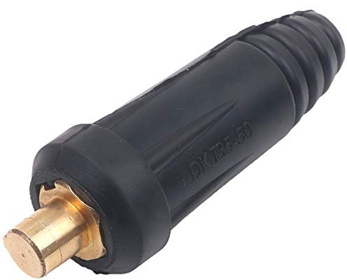 1Pcs 50-70MM TIG Welding Cable Panel Connector-Plug or Socket DKJ Quick Fitting Quick Connector, Plug(Male)
