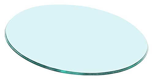 V3VOGUE Glasscheibe Tischplatte - Tisch Glasscheibe,Dicke 8mm,Verschiedene Größen,Tischplatte GehärtetesGlas,Für Tischmontage Und Ersatztischplatten,Bodenplatte Glasscheibe