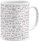 OM3® witzige Kaffeetasse mit Brüsten Titten Kaffee-Tasse Brüste-Muster Doodle | Keramik Becher | 11oz 325ml | Rundumdruck | Weiss