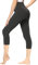 Gayhay Leggings Damen 3/4 Capri für Sport, 7/8 Sporthose High Waist Caprihose Blickdicht Leggins für Gym Yoga(Dunkelgraues Kation,L-XL)