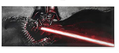 Open Road Brands Disney Star Wars Darth Vader Lichtschwert Galerie verpackte Leinwand Wanddekoration – Großer Darth Vader Wandkunst für Zuhause