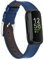 Strap-it Lederarmband - kompatibel mit - Fitbit Inspire - Armband - Dunkelblau - fur Fitbit Insipre HR - Fitbit Inspire 2