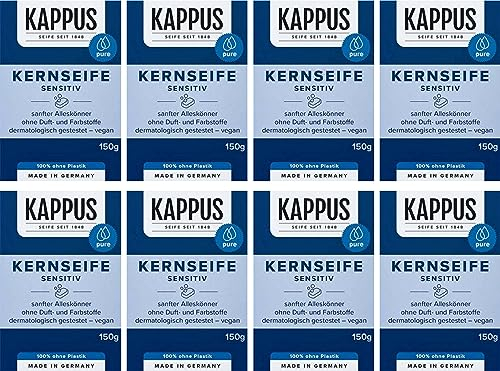 8er Pack Kappus Kernseife sensitiv 8x150g