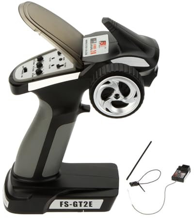 Sunydog Radio Receiver Remote Controller,FS-GT2E AFHDS 2A 2.4ghz 2CH Radio System for RC Car Boat with FS-A3 Receiver