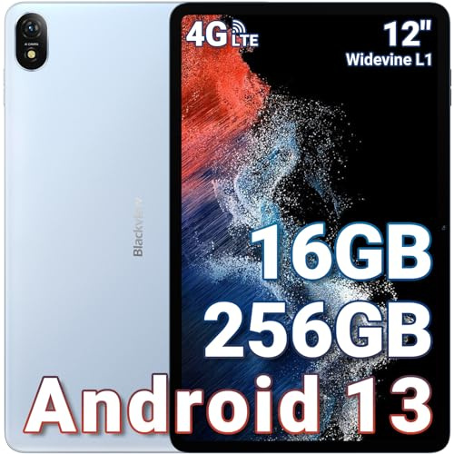 Blackview Tab18 Top 12 Zoll, 16 GB RAM + 256 GB ROM (1 TB TF), tablet Android 13
