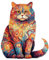 Holzpuzzle für Erwachsene, Schottisches Katzen Holzpuzzle, Exquisite Geschenkverpackung, Familienspiel-Geburtstagsgeschenk für Erwachsene und Kinder (L-34 * 28.2cm-230 Stück)