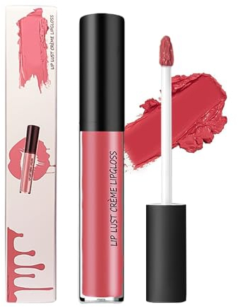 Lipgloss,Professional Makeup Feuchtigkeitsspendender Lipgloss, Glänzender Lipgloss für voller wirkende Lippen,Feuchtigkeitsspendend, Mit Hyaluronsäure 6ML (01, 6ML)