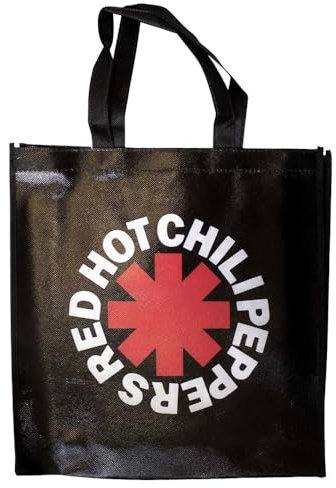 Rock Off officially licensed products Red Hot Chili Peppers Classic Asterisk Eco Einkaufstasche One Size