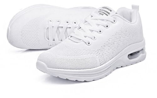 Hixingo Jazzschuhe Damen Cheerleader Schuhe Lace Up Tanzsneaker Damen, Malla Unisex Line Dance Schuhe Damen, Zumba Schuhe Damen für Yoga Fitness Gymnastik Training Schuhe